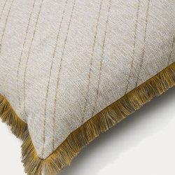 Cral Чехол для подушки из хлопка с разноцветной бахромой, 45 х 45 см