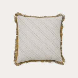 Cral Чехол для подушки из хлопка с разноцветной бахромой, 45 х 45 см