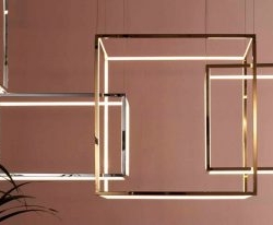 Подвес Cube-X 44 x 44 cm золотой