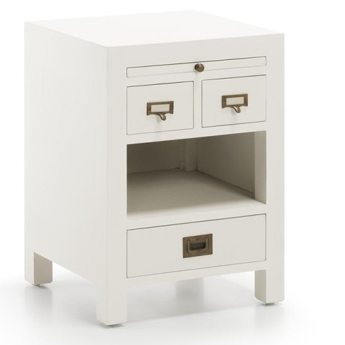 Белая тумбочка Moycor
