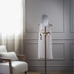 Вешалка напольная Momentos W орех / мрамор Emperador