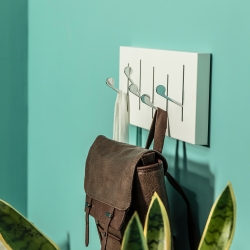 Вешалка Anais металлическая белого цвета