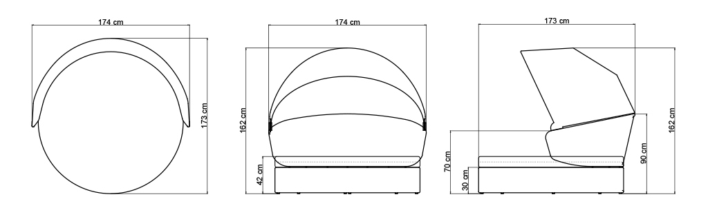 Кровать Journey SEASHELL