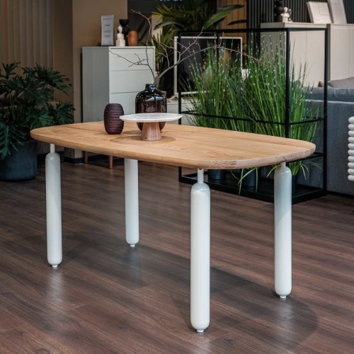 Обеденный стол WABI SABI 160x85 натуральный / кремовый