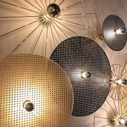 Бра Tan Tan A1053/15 см металл хром + 1125/90 см натуральный ротанг