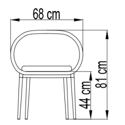 Стул обеденный RODONA 24177_B