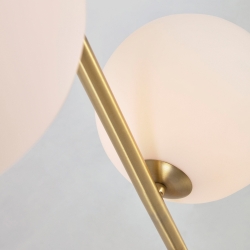 Торшер Lonela из мрамора с зеленой отделкой