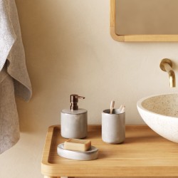 Керамический дозатор для мыла Chavela серый