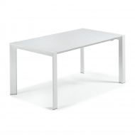 Стеклянный белый стол Artek