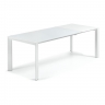 Стеклянный белый стол Artek