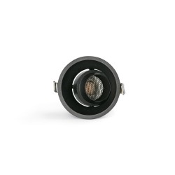 Встраиваемый светильник TULIPA черный 10W 3000K CRI90 15° CASAMBI