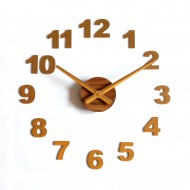 Настенные часы Terra Karlsson Wood-Gold-12