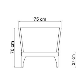 Кресло Brafta SEASHELL