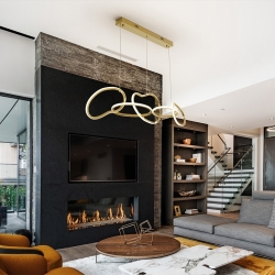 Люстра Nexo 5L золотая