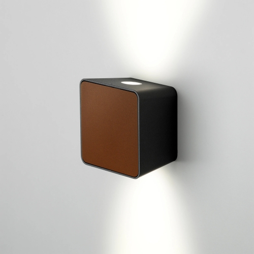 Уличный настенный светильник Lab 2 2020 графитово-ржавый