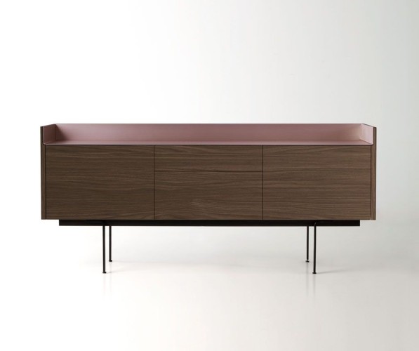 Сервант Stockholm STH301/STH401 на черных ножках 29 см