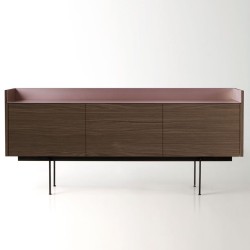 Сервант Stockholm STH301/STH401 на черных ножках 29 см