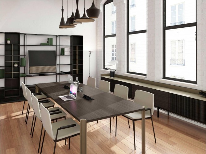 Сервант Stockholm STH301/STH401 на черных ножках 29 см