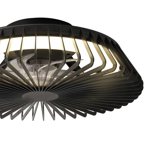 Люстра потолочная-вентилятор HIMALAYA MINI 8197 черная