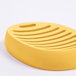 Chia Мыльница из искусственного камня горчичная