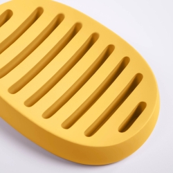 Chia Мыльница из искусственного камня горчичная