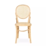 Стул из дерева и ротанга Libia натуральный