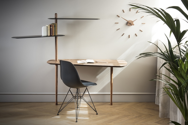 Часы Nomon SUNSET N WALNUT. (орех) D=50см