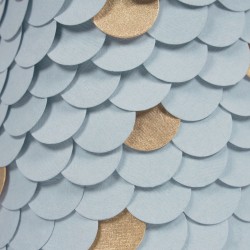 Набор Venetia из 3-х конических деревьев синего цвета 20 см 30 см 45 см