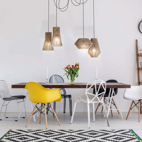 Люстра Kit Pop-Up 4T с абажурами PA26870/24+PA26870/35+PA26860/26+PA26860/35