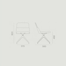 Поворотное кресло Concord 522WD