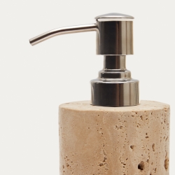 Macre Дозатор для мыла из бежевого травертина