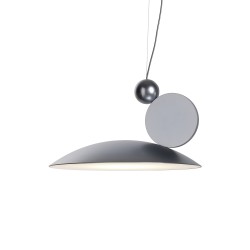Подвесной светильник Equilibrium Ø 85 мат. хром