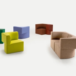 Модульное кресло со столиком Canto