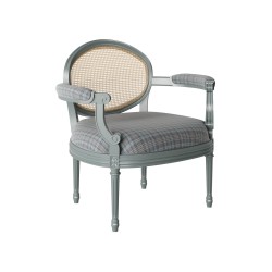 Кресло Charme с плетеной спинкой