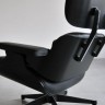 Кресло Eames Lounge BLACK in BLACK (Chair & Ottoman)