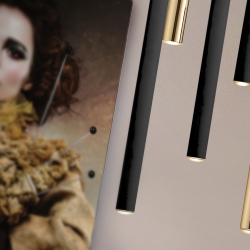 Подвесной светильник Varas 14L золото/черный DIM