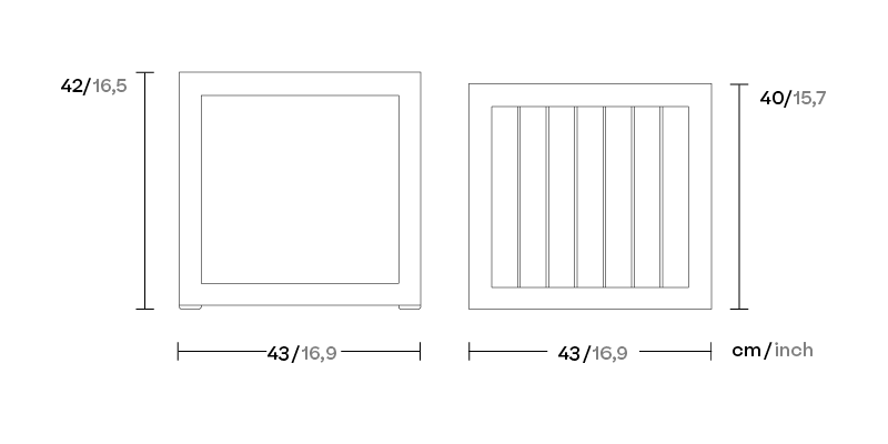Столик Landscape из тика KS9402400