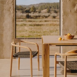 Кресло Glynis натуральный, черный