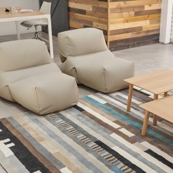 Кресло-пуф Grapy Grey Cotton