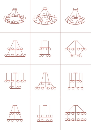 Люстра Tribeca Chandelier 12L