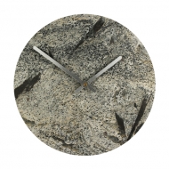 Часы настенные Terra disk slate grey-black