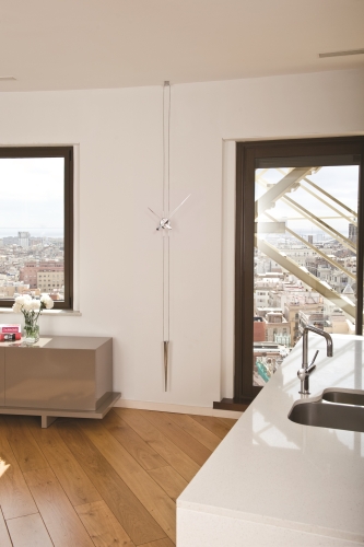 Часы Nomon PENDULO i, (Хромированная сталь) D=60см, H-max.=400см.