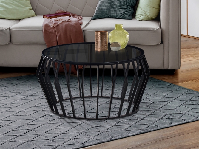 Журнальный столик Ciros черный матовый