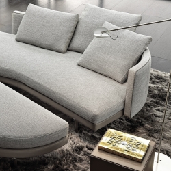 Торшер Copernica P графит + черно-золотой