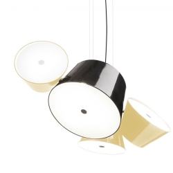 Люстра Tam Tam 3 черно-белая