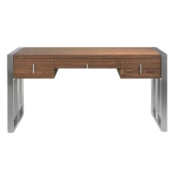 Письменный стол MQ2003 /3135 орех и хромированная сталь