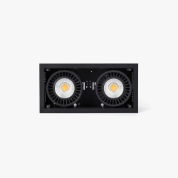 Встраиваемый светильник Colin-2 черный LED 48-72W 2700K 20°