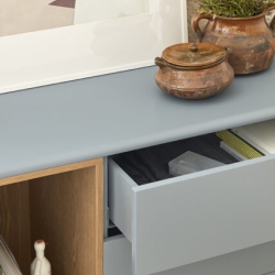 Сервант Corvo 1D3Dr серый