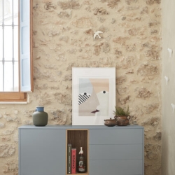 Сервант Corvo 1D3Dr серый