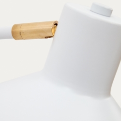 PLASS Настенный светильник металлический белый AA2386R05